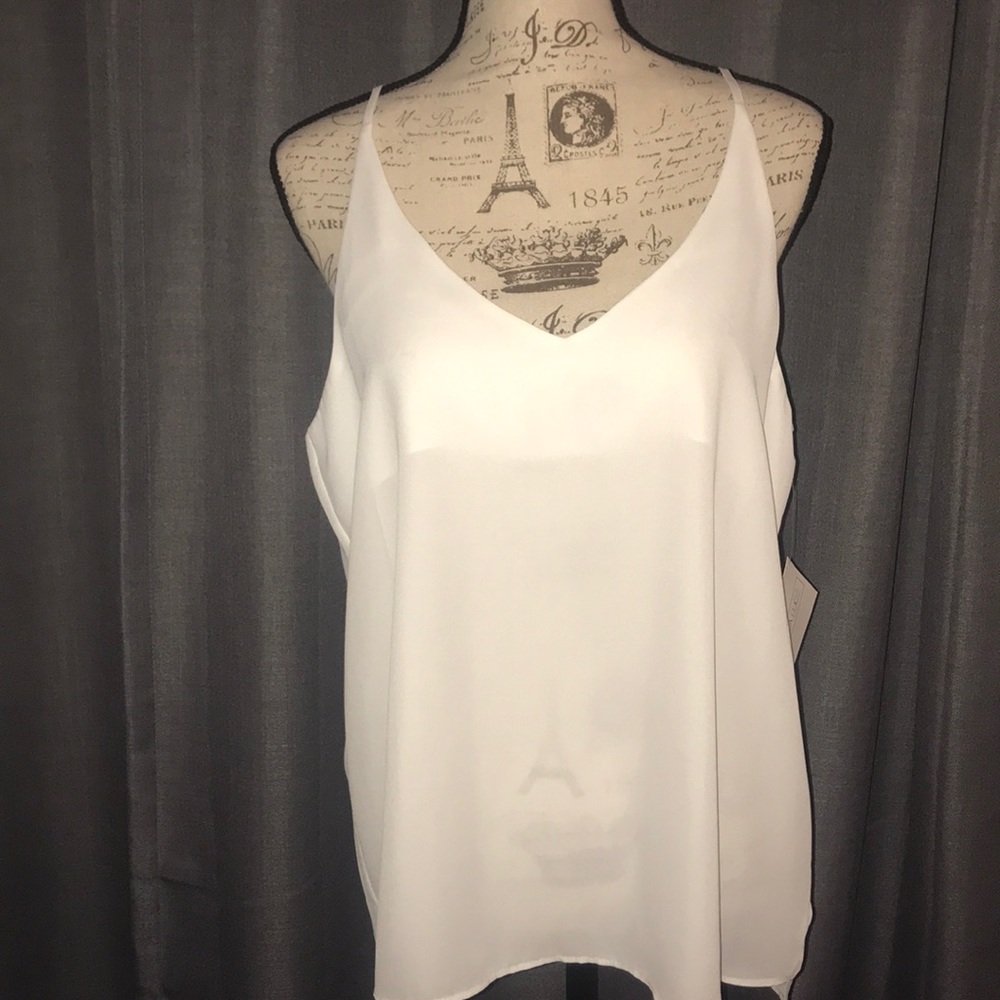 White Cami tank top